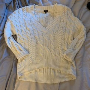 Express sweater! White! Size medium